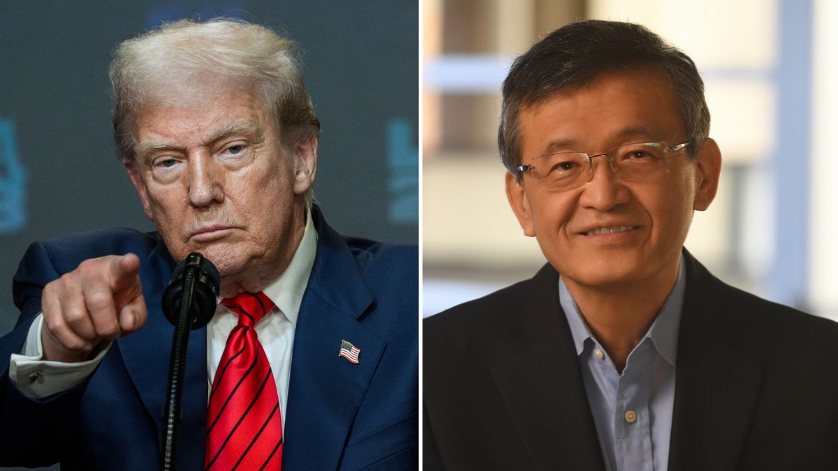 Lip-Bu Tan, el CEO de Intel, Donald Trump