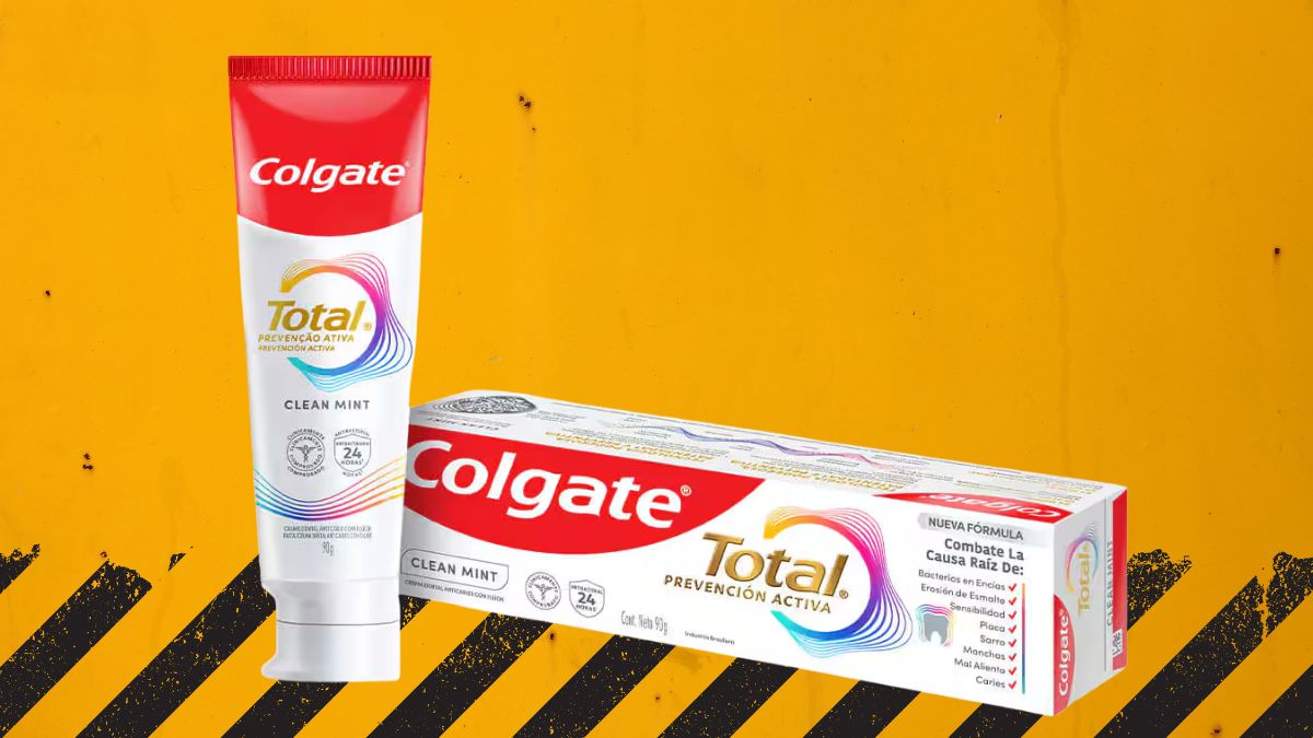 colgate total clean mint empaque cofepris