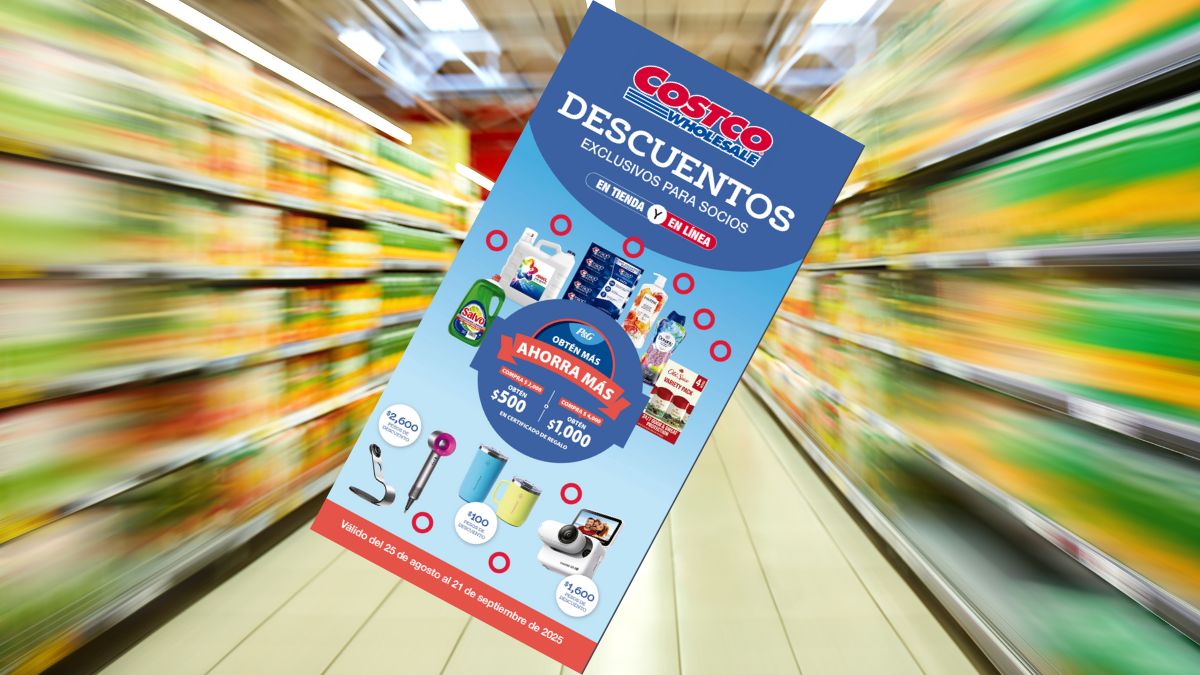 Costco lanzó su cuponera de DESCUENTOS para socios: Disponible del 25 de agosto al 21 de septiembre Cortesía: Marca / Canva