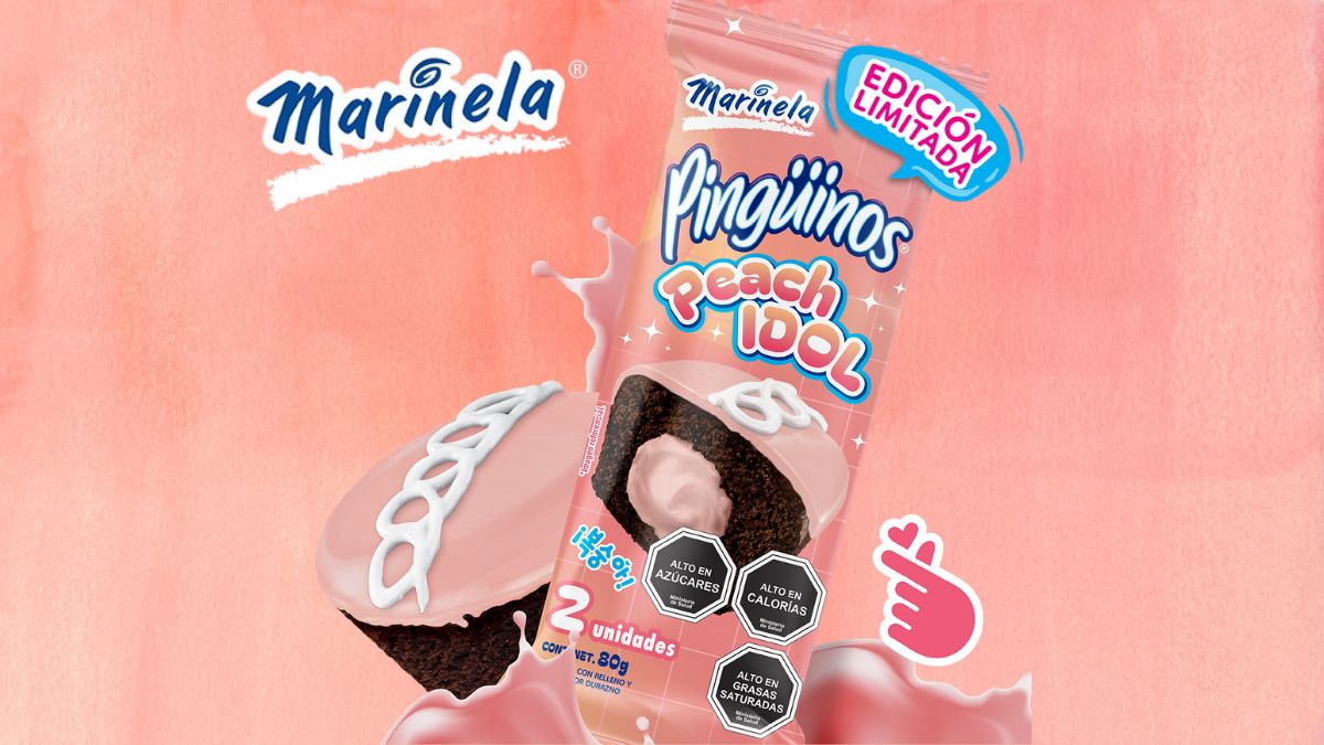 Marinela sorprende con Pingüinos de durazno: ¿Estarán disponibles en México? Cortesía: Marca