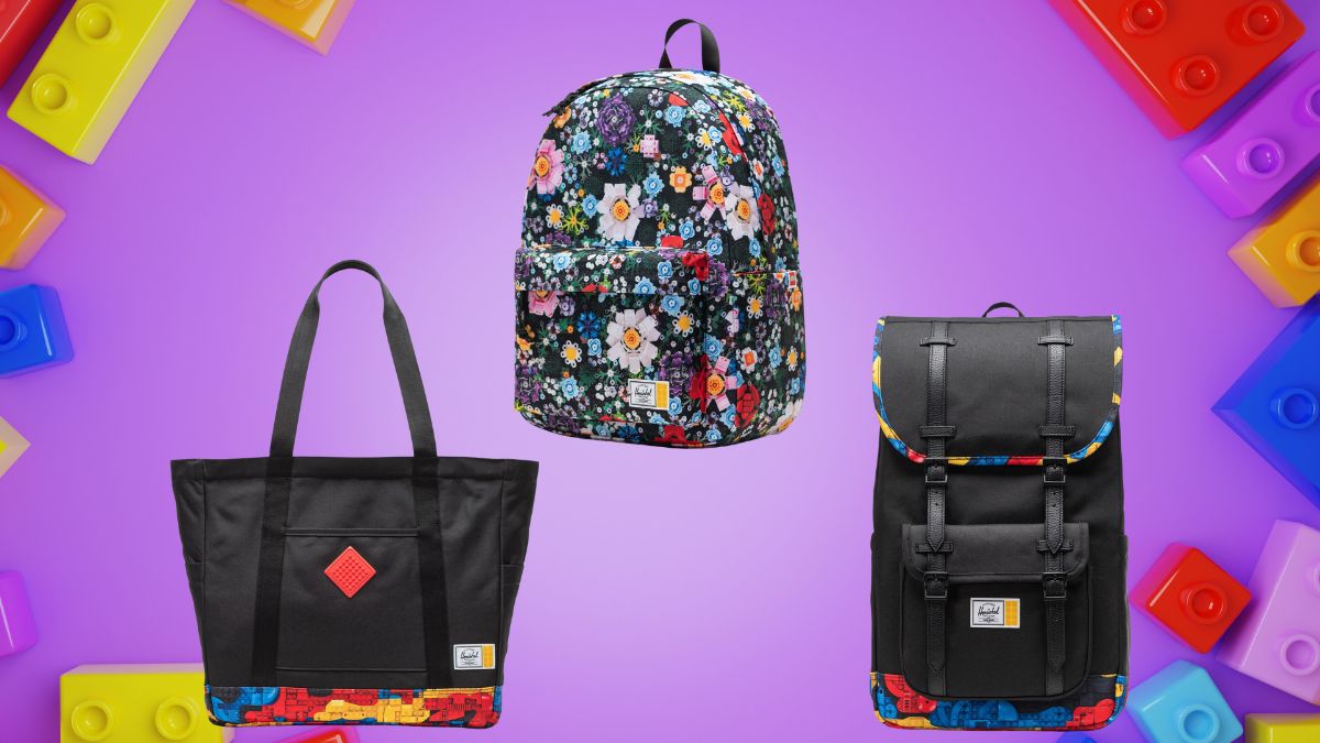 Herschel x LEGO: Así es la colección de regreso a clases 2025, precios y dónde comprarla Cortesía: Marca / Canva