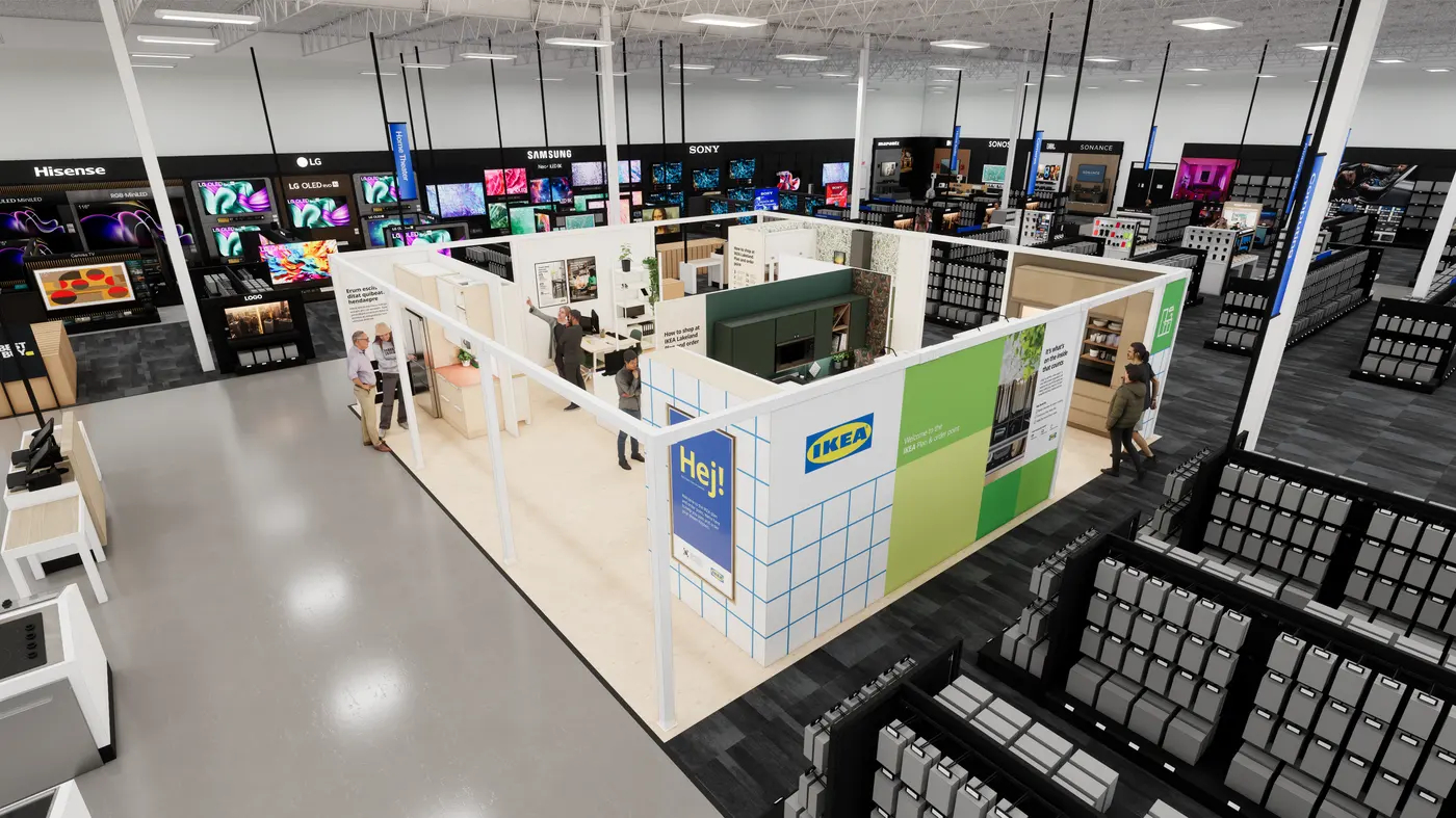 ikea y best buy