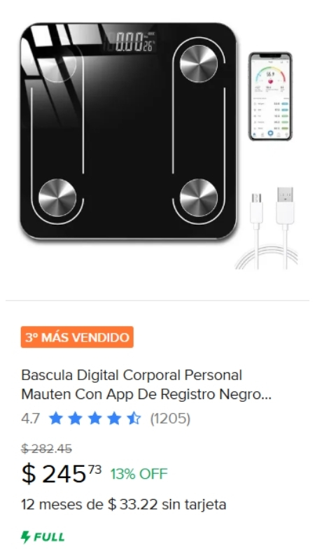 bascula digital