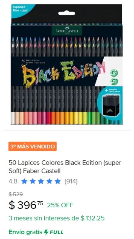 set de lapices de colores faber castell