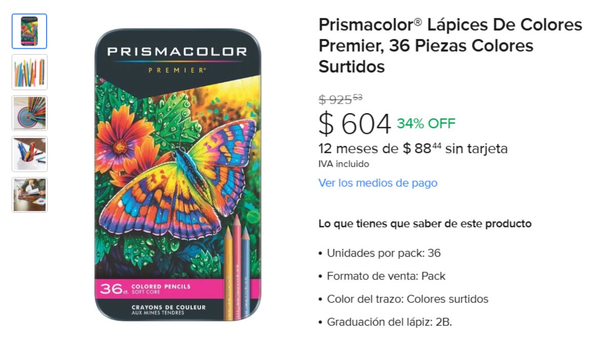 set de colores prismacolor