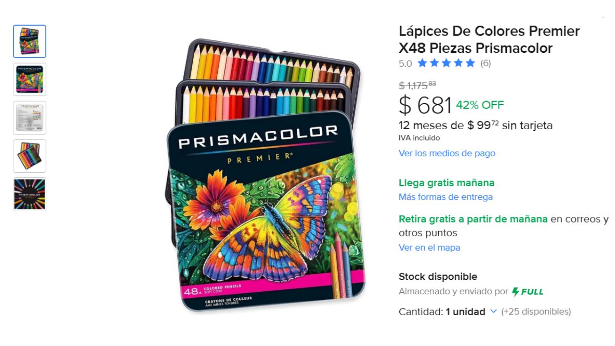 set de colores prismacolor