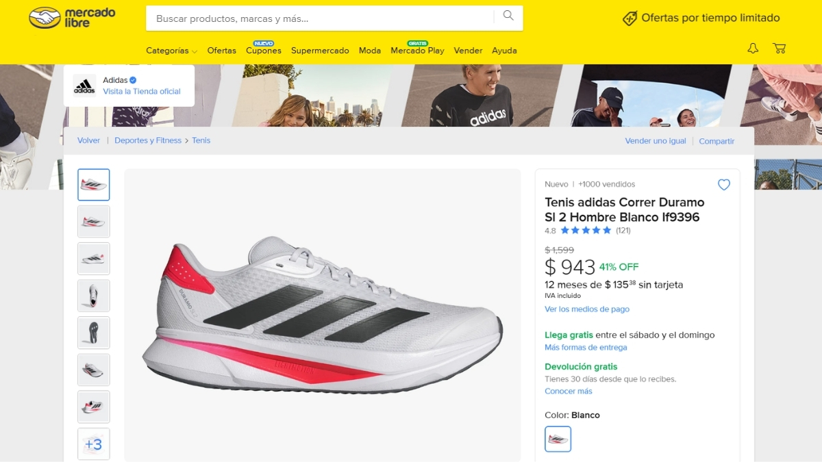 tenis adidas blancos para hombre