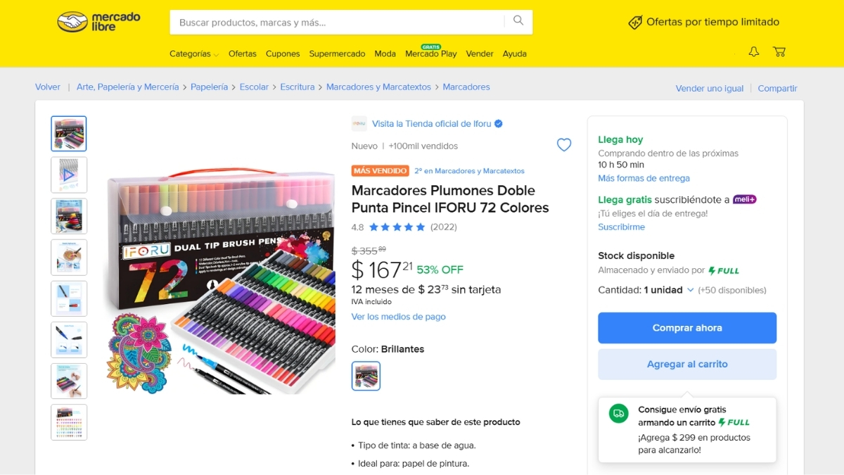 plumones regreso a clases