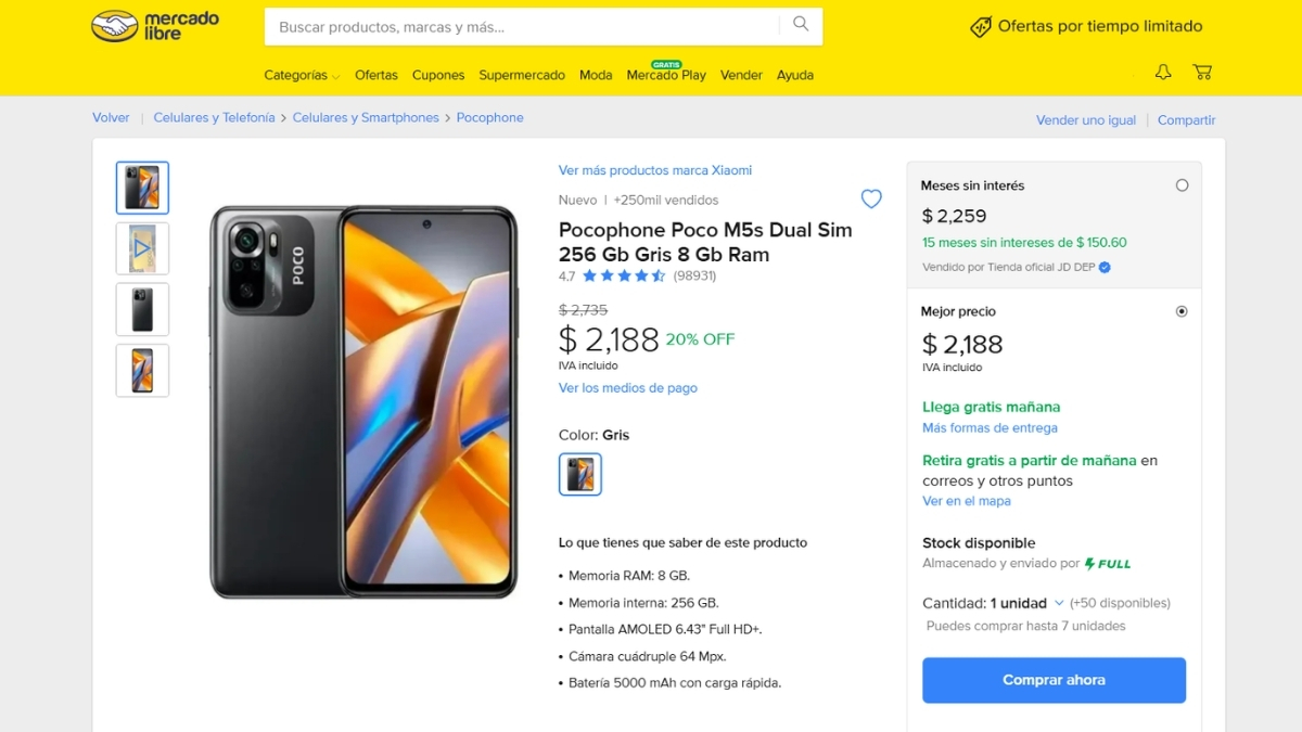celular poco xiaomi