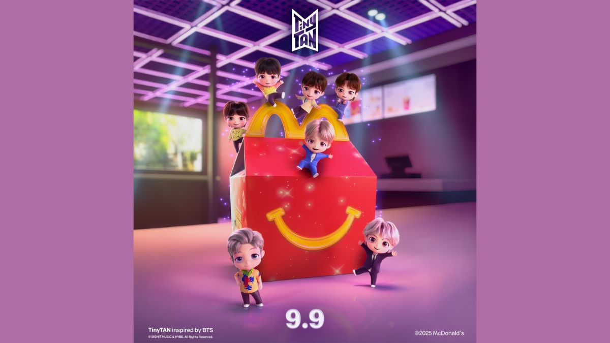 TinyTAN llega a la Cajita Feliz de McDonald’s este 9 de septiembre Cortesía: Marca