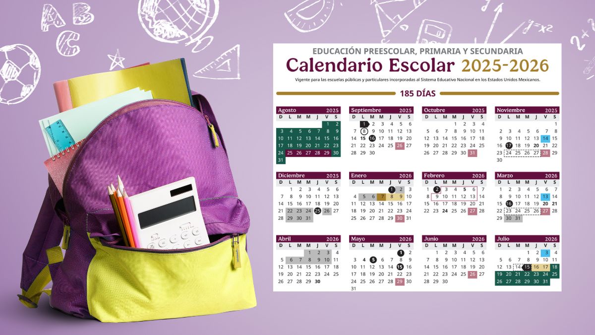 CALENDARIO ESCOLAR SEP 2025 A 2026 SEPTIEMBRE SEP