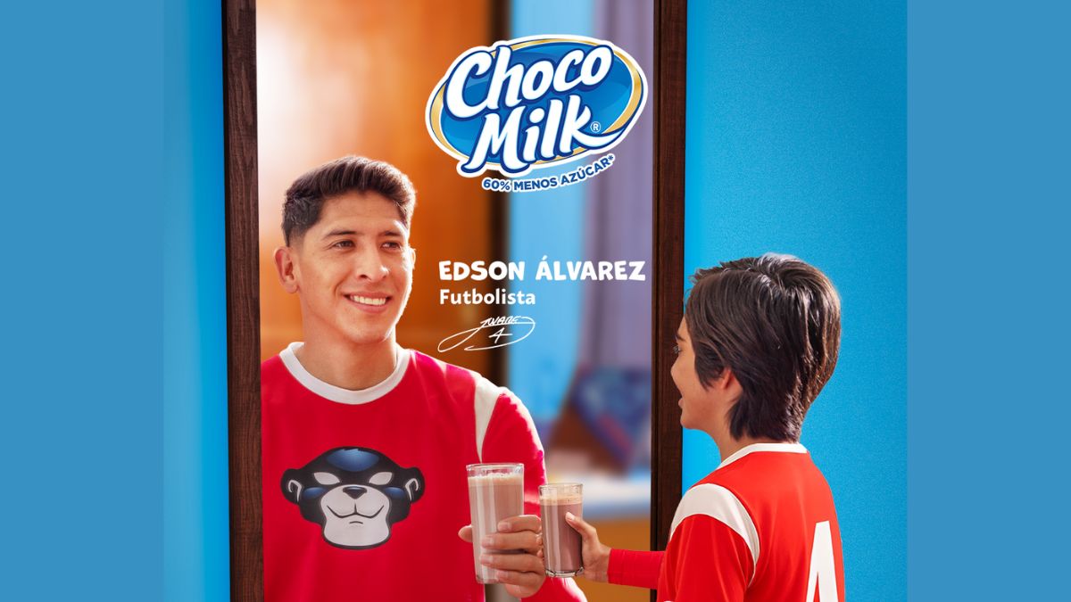 Edson Álvarez es el nuevo embajador de Choco Milk para el Mundial 2026 Cortesía: Marca