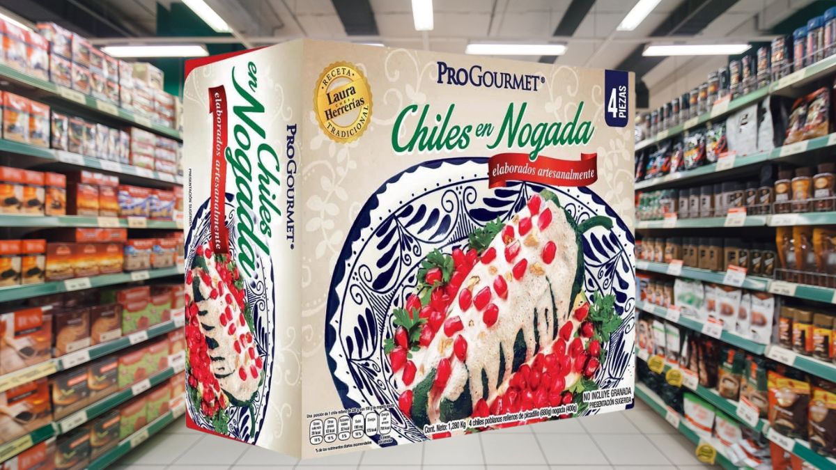 Chiles en nogada Sam's. Cortesia Sam's, Canva