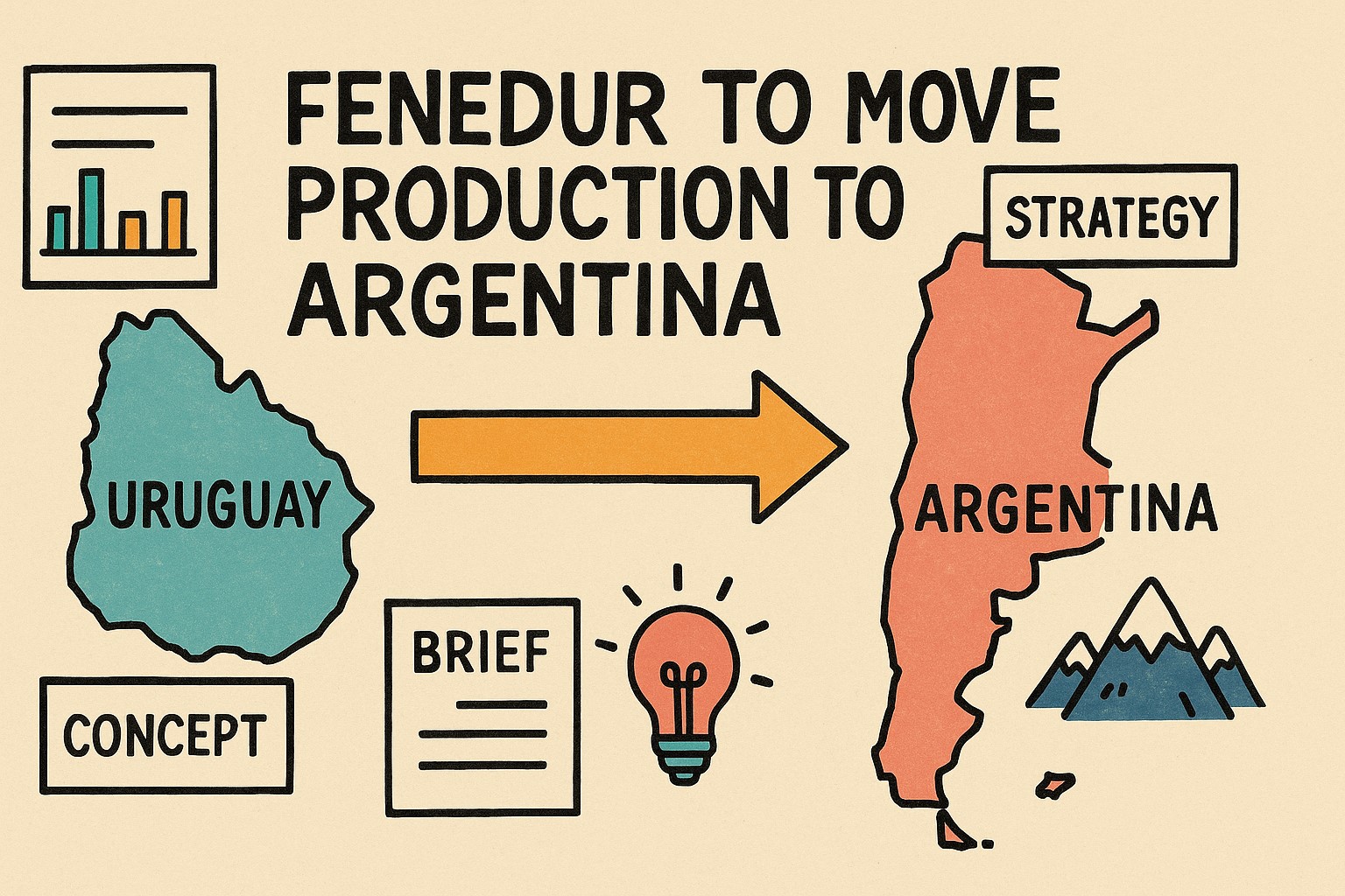 Fenedur traslada su producción de Uruguay a Argentina
