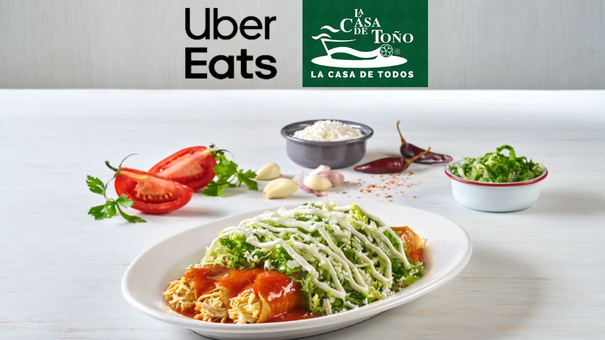 ¡Impresionante! Quesadillas de La Casa de Toño en Uber Eats darían 1.5 vueltas al Zócalo Cortesía: Marca
