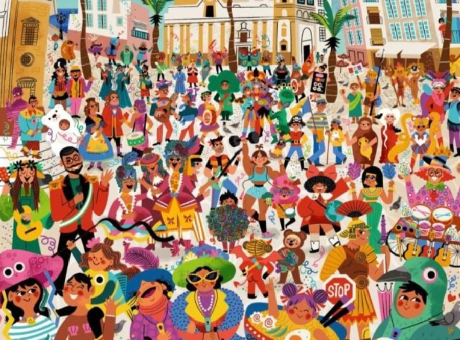 carnaval de cadiz diseño grafico inteligencia artificial