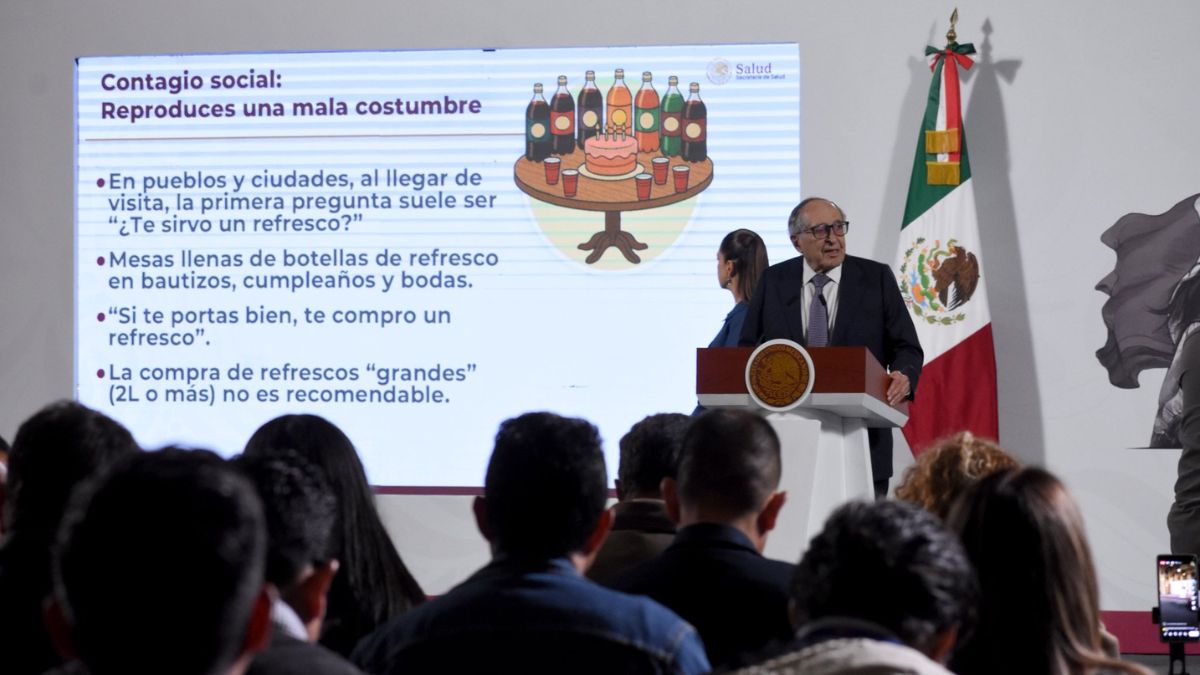 claudia sheinbaum consumo de refrescos