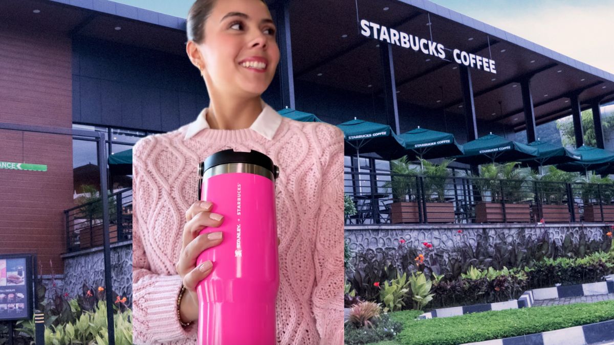 ¿Cuánto costará el vaso Stanley rosa de Starbucks en México este 15 de septiembre? Cortesía: Marca / Canva
