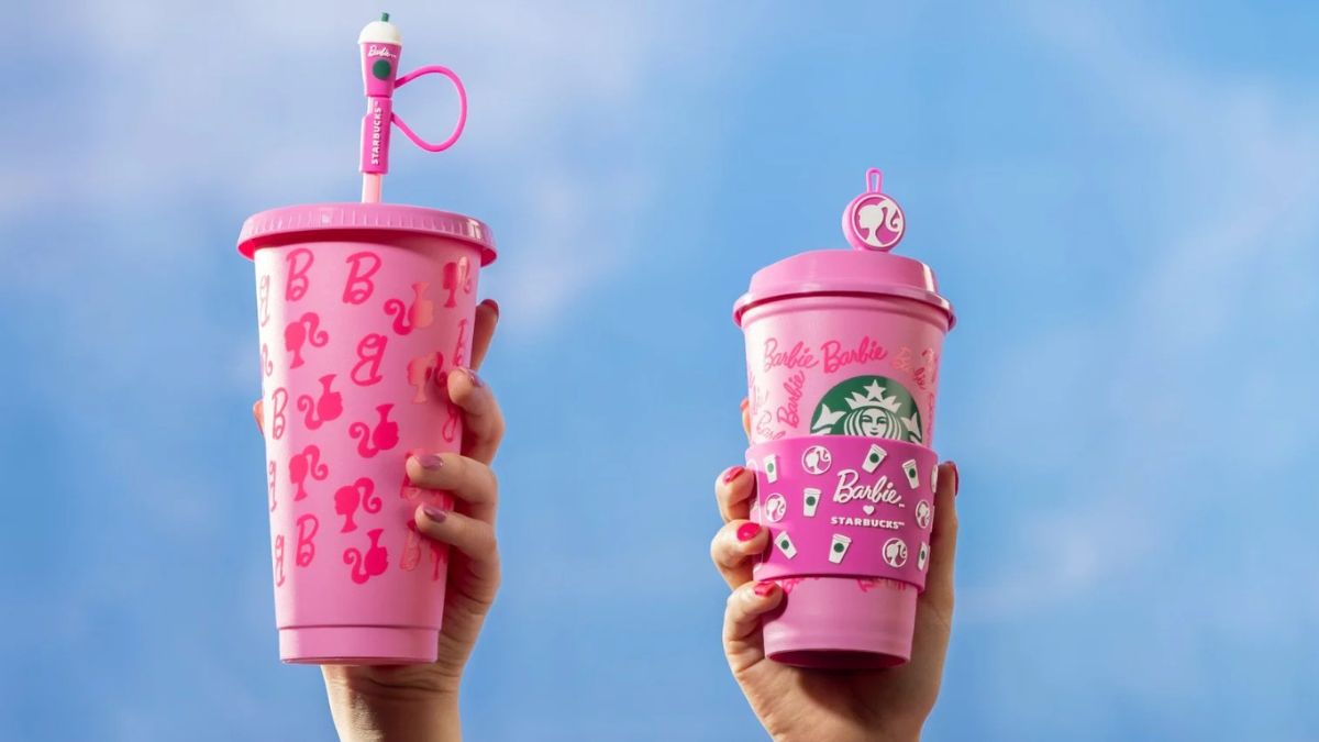 Colección rosa Starbucks x Barbie: Hora confirmada del lanzamiento Cortesía: Starbucks