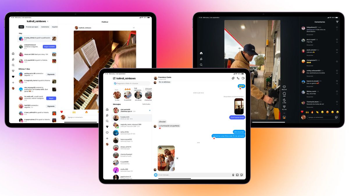 ipad app reels instagram META_