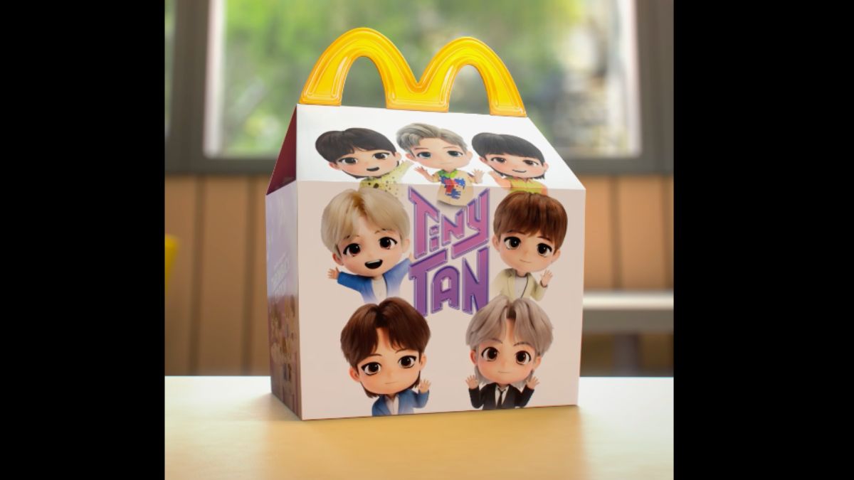 CONFIRMADO: Así serán los juguetes TinyTAN edición NOSTALGIA de la cajita feliz McDonald’s septiembre Cortesía: Marca / Canva