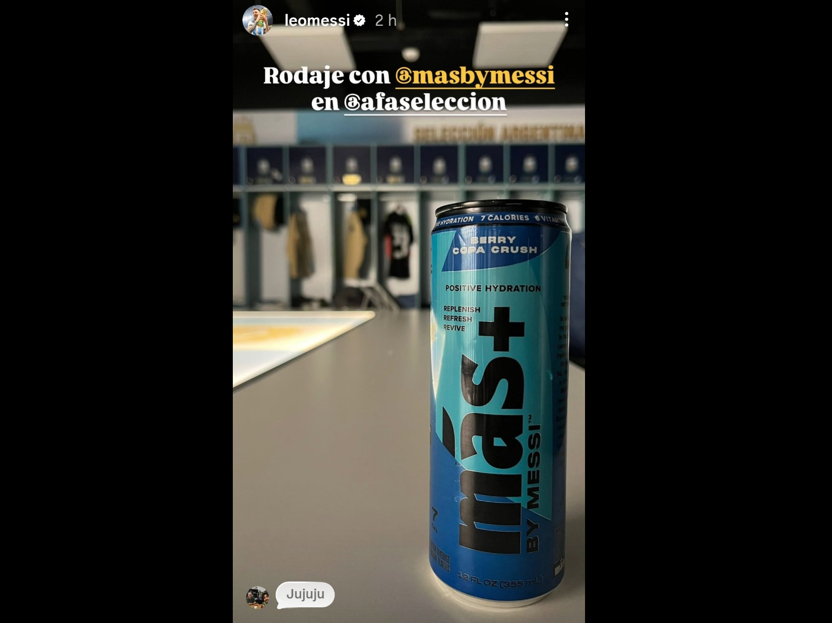 messi publicidad masmas seleccion argentina