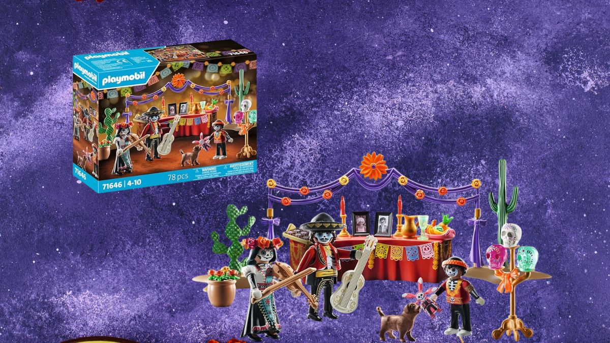 Amazon sorprende con descuento en el Playmobil de ofrenda de Día de Muertos 2025 Cortesía: Amazon / Canva